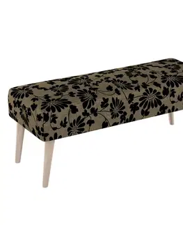 Dekoria Lavica natural, béžová a čierna, 100 x 40 x 40 cm, Living 2, 162-11