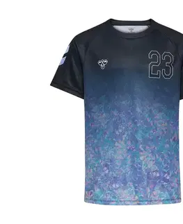 hummel® »HMLJR Shimmer T-Shirt S/S«, čierne