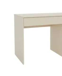 FIO písací stôl pravý, satin béžový
