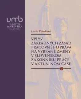 Vplyv základných zásad pracovného práva na vybrané zmeny v slovenskom Zákonníku práce v aktuálnom ča - Lucia Petríková