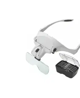  LED Čelná lupa s osvetlením 2xLED/3xAAA P336C