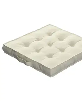 Dekoria Kamil s úchytom, OffWhite, 40 x 40 x 6 cm, Velvet, 704-10