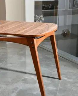 Set stola a stoličiek (5 kusov) Touch Wooden - Anthracite