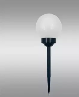 Solárna lampa GUĽA 15CM BLACK EKO0588