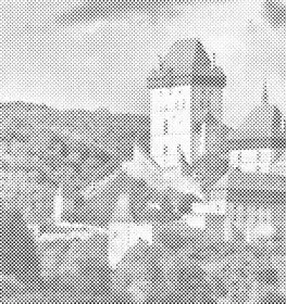 Bodkovanie Hrad Karlštejn (40x50cm)