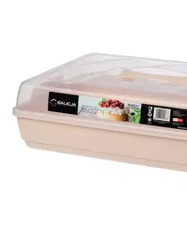 NABBI Biscotti prenosný box na potraviny ružová