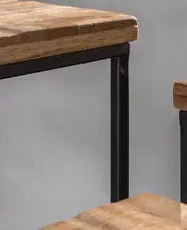 Odkladací stolík 3 ks FAETHON Dekorhome
