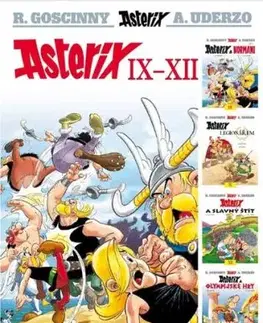 Asterix IX-XII, 3. vydání - René Goscinny, Albert Uderzo, Albert Uderzo