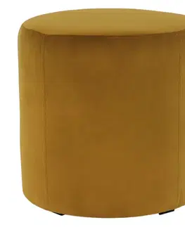 KONDELA Top 45 taburetka horčicová