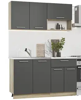 NABBI Venosa 200 kuchyňa dub sonoma / antracit
