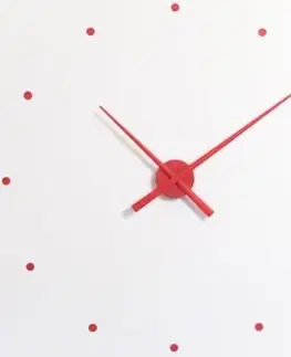 NOMON OJ Designové nástenné hodiny červené 50cm