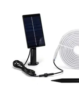  B.V.  - LED RGB stmievateľný solárny LED pás 1,6W/3,2V 5 m IP65 + DO B10201NY6