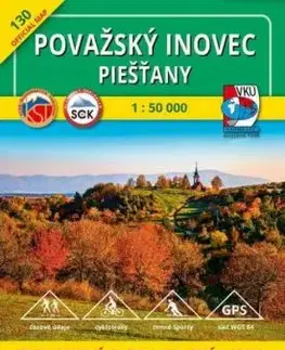Považský Inovec - Piešťany - TM 130, 1: 50 000