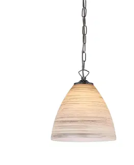 tienidlo na závesnú lampu Scordia chróm, biele a strieborné
