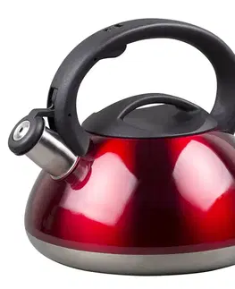 MAKRO - Čajník Whistling Kettlle 3L, červený