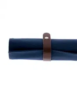 Legami Rolovacie bavlnené puzdro na ceruzky Blue & Grey EXTRAORDINARY STATIONERY
