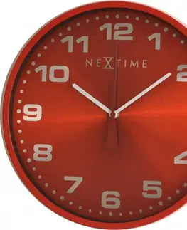 Hodiny Nextime 3053ro Dash Red 35cm