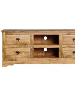 TV stolík Guru 150x60x45 indický masív mango