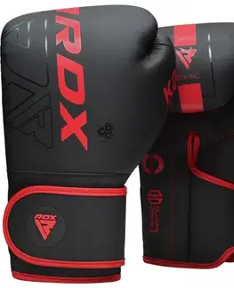 RDX Boxerské rukavice F6 Kara Red  14 OZ
