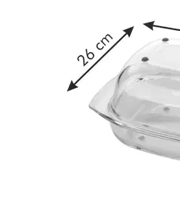 Tescoma pekáč s poklopom DELÍCIA GLASS 42 cm