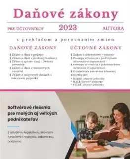 Daňové zákony 2023 pre účtovníkov