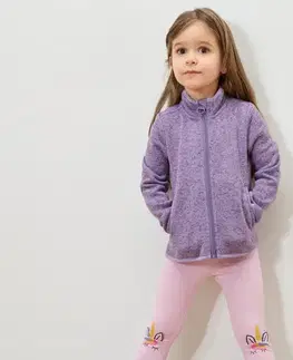 Detská bunda z pleteného flísu