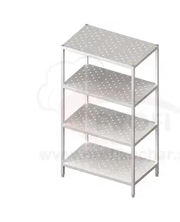  Regál montovateľný – perforované police 900x400mm