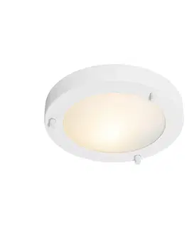 Moderné stropné svietidlo biele 18 cm IP44 - Yuma