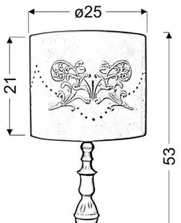Biela kancelárska stolová lampa Lans