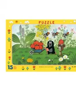 Puzzle Krtko na výlete 15 Dino