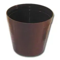 Kinekus Kvetináč klasický plastový, priemer 20cm, hnedý