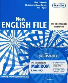 New English File Pre-intermediet Workbook + CD ROM pack