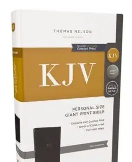 KJV Holy Bible: Personal Size Giant Print, Hardcover, Red Letter, Comfort Print: King James Version - Thomas Nelson