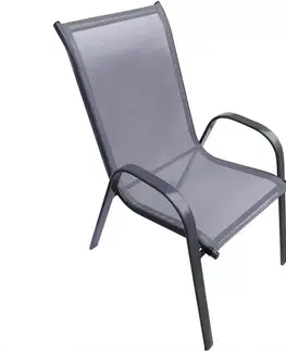Záhradná stolička Berg 2 šedá
