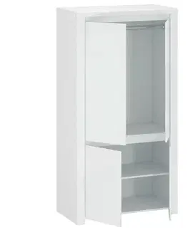Šatník 4D LINDY biela lesk Tempo Kondela