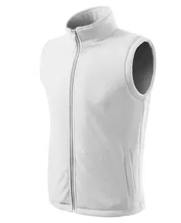 MALFINI Flísová vesta UNISEX MALFINI biela L