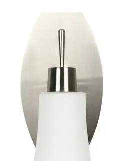 Biele sklenené tienidlo G9 pre lampu Kroton