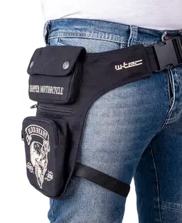 W-TEC Black Heart Devil Skull Black Tex