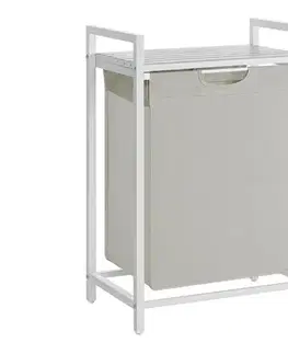 Koš na bielizeň REX biela BLH101W01