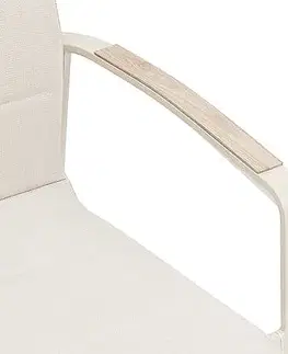 Hliníkové kreslo CAPRI (ivory)