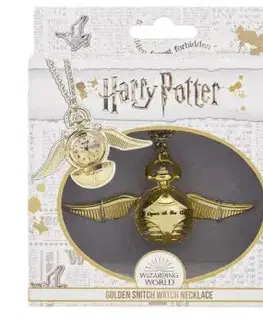 Harry Potter náhrdelník s hodinkami Zlatá strela - The Carat Shop