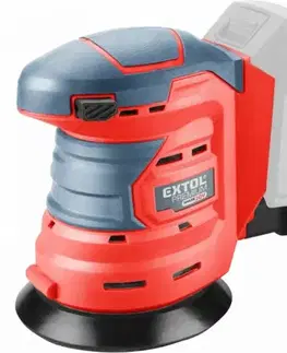 EXTOL PREMIUM Brúska excentrická akumulátorová Share20V, bez aku a nabíjačky, 125mm, suchý zips