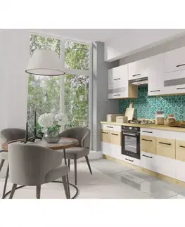 Kuchynská linka Infinity 260 C Plus s pracovná doska white artisan