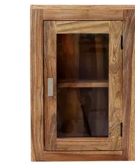 Nástenná skrinka do kúpeľne Amba 40x60x15 z indického masívu palisander