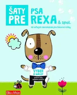 Šaty pre PSA REXA - Kniha samolepiek - Ema Potužníková