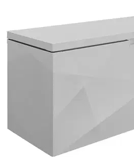 Biohort Úložný box BIOHORT Stylebox X-Design 140 x 60 x 71 cm (strieborná metalíza)