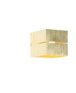 Inteligentná nástenná lampa zlatá 9,7 cm vrátane Wifi G9 - Transfer