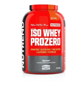 Nutrend ISO WHEY Prozero 2250 g pudingová vanilka