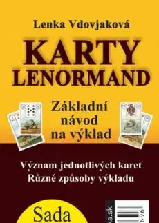 Karty Lenormand + brožúrka - Lenka Vdovjaková