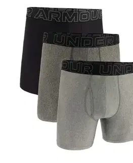 Under Armour Pánske boxerky M Perf Tech 6in 3pack Grey  SS